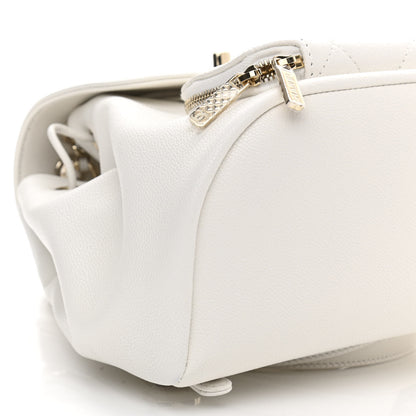 Chanel Caviar Quilted Mini Business Affinity Backpack White 8 of 10