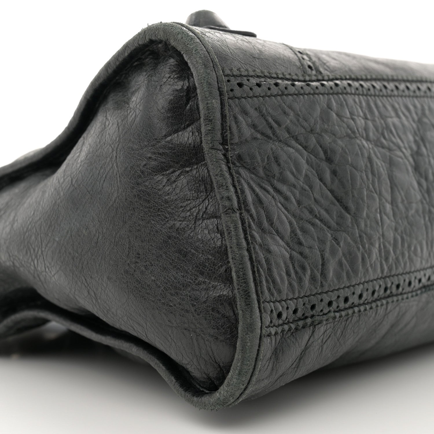 Balenciaga Agneau Giant Brogues Hardware City Anthracite 10 of 19