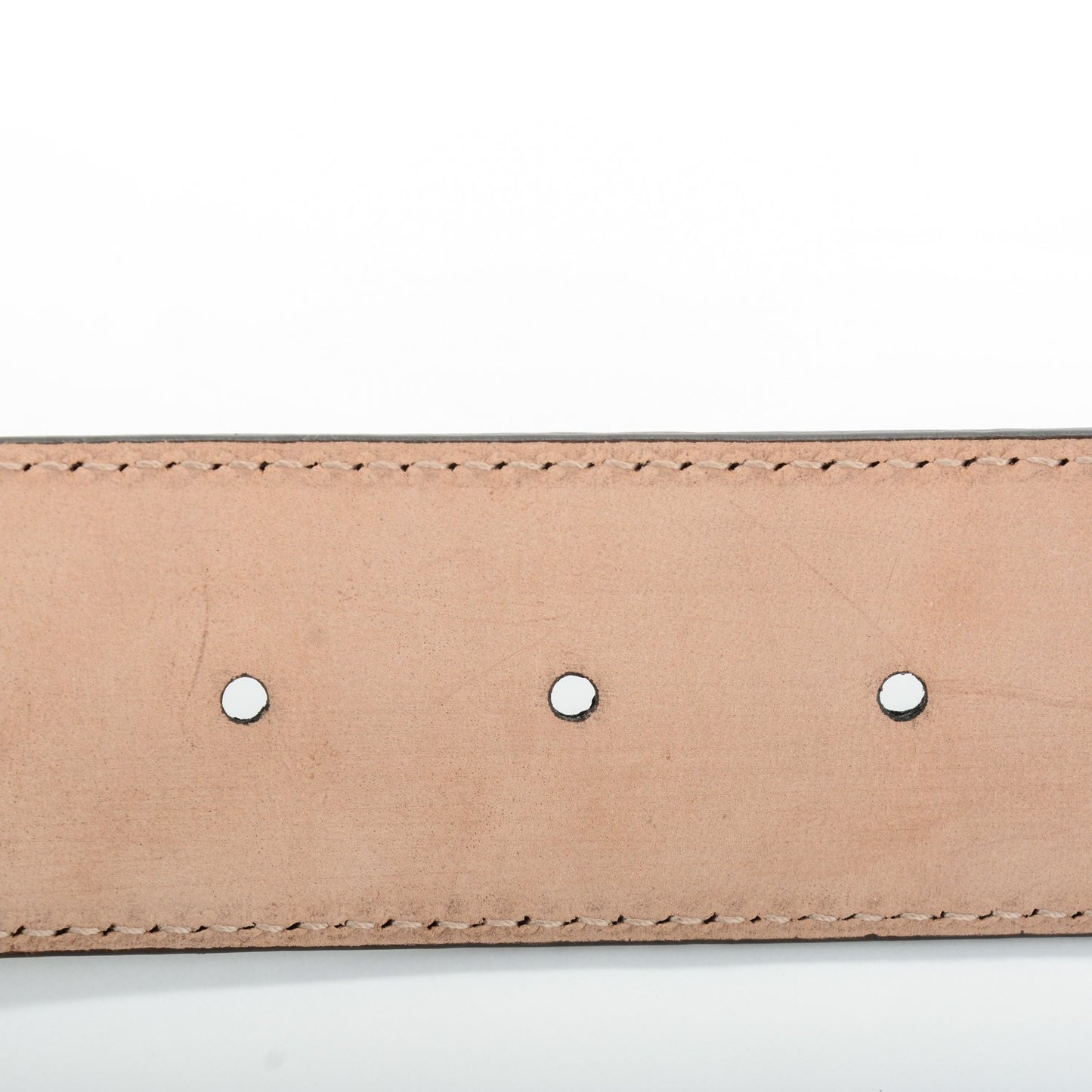 Guccissima Interlocking G Belt 85 34 Dark Grey