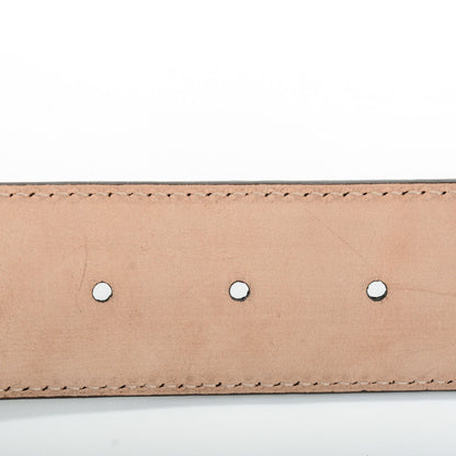 Gucci Guccissima Interlocking G Belt 85 34 Dark Grey 4 of 5