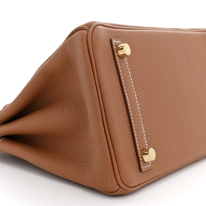 Hermes Togo Birkin 25 Gold 9 of 11