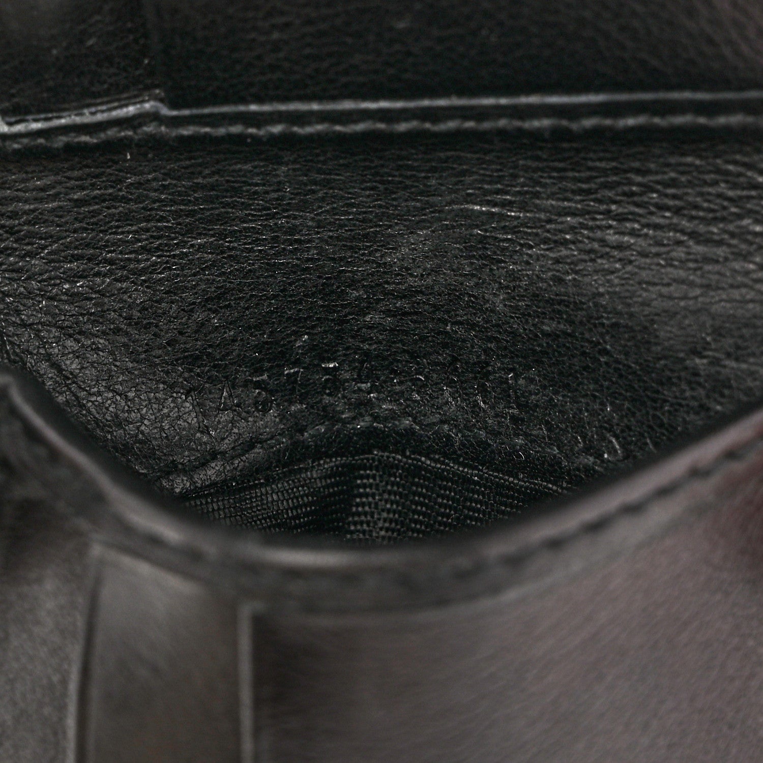 Gucci Guccissima Avel Bi-Fold Wallet Black 7 of 10