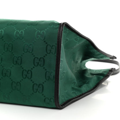 Gucci Econyl Nylon Monogram Large Off The Grid Tote Bag Scrabble Green Black 10 of 10