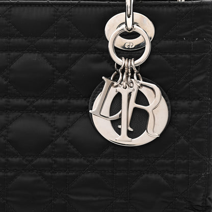 Christian Dior Satin Cannage Medium Lady Dior Black 8 of 15