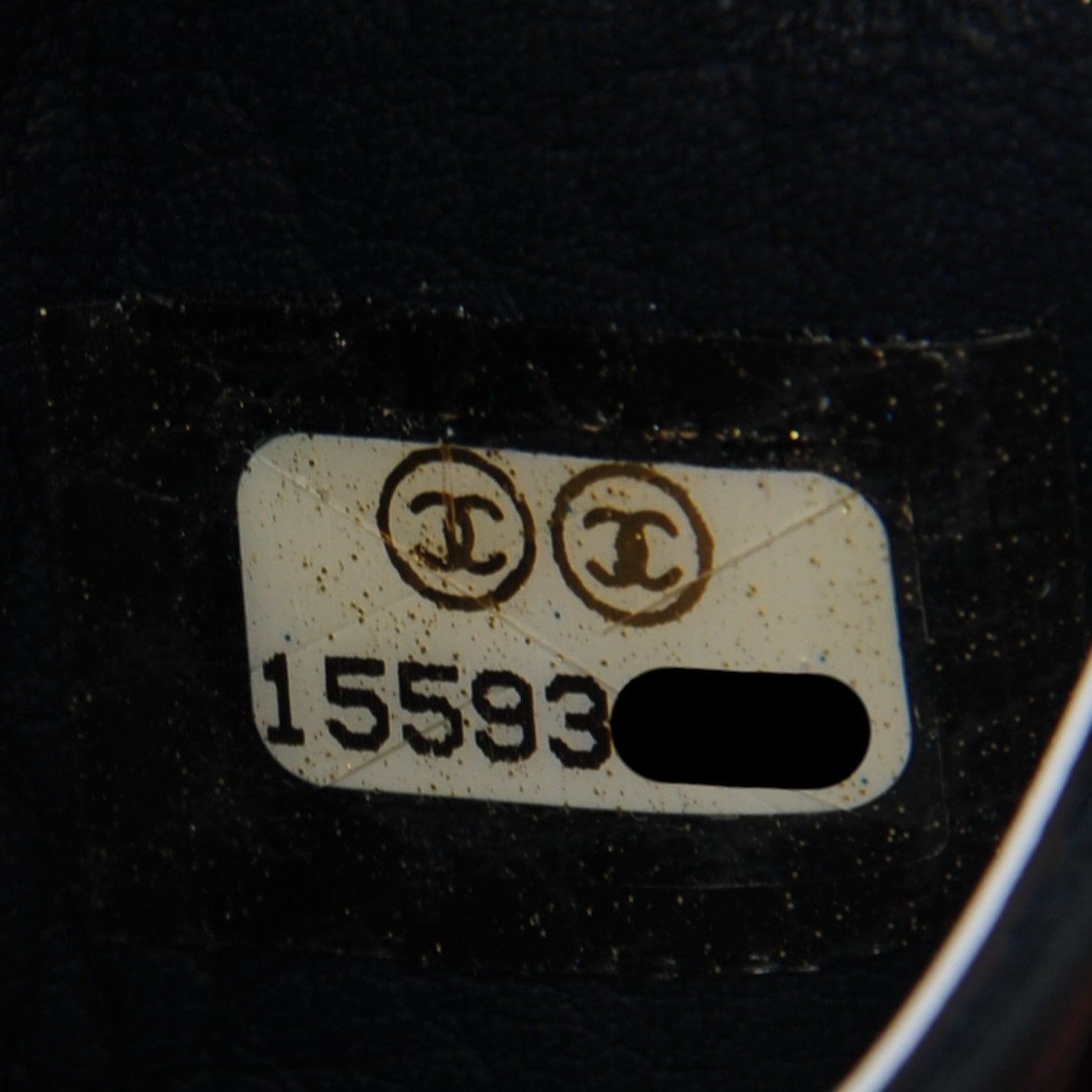 Chanel Deerskin Mini Key Chain Charm Dark Blue 8 of 8