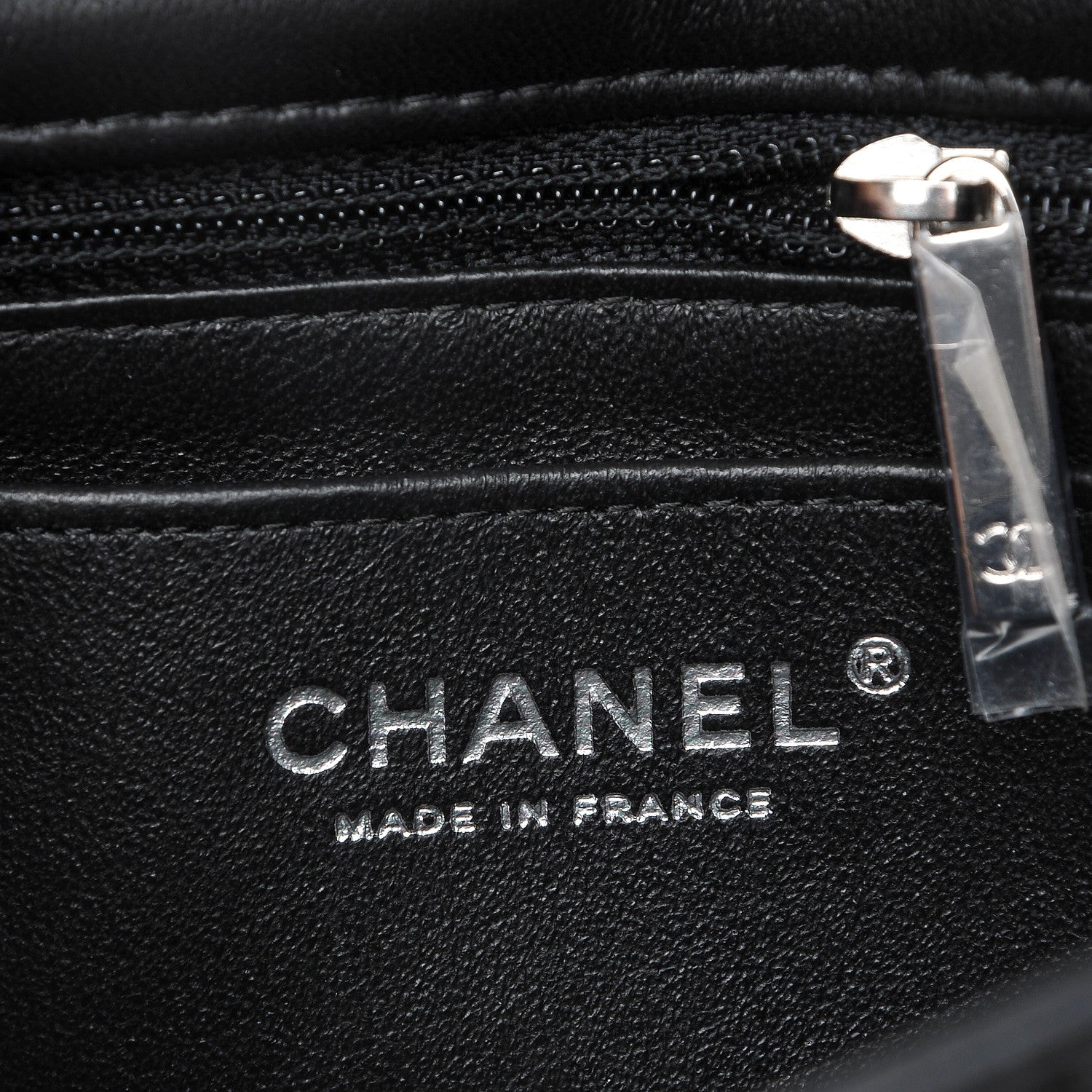 Chanel Lambskin Quilted Mini Rectangular Flap Black 6 of 8