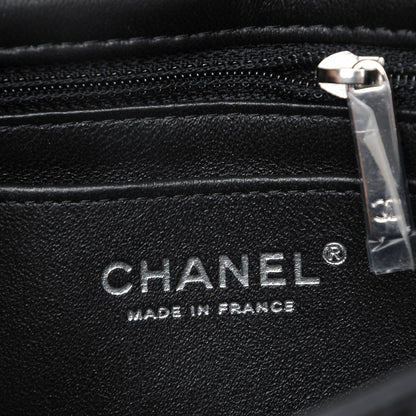 Chanel Lambskin Quilted Mini Rectangular Flap Black 6 of 8