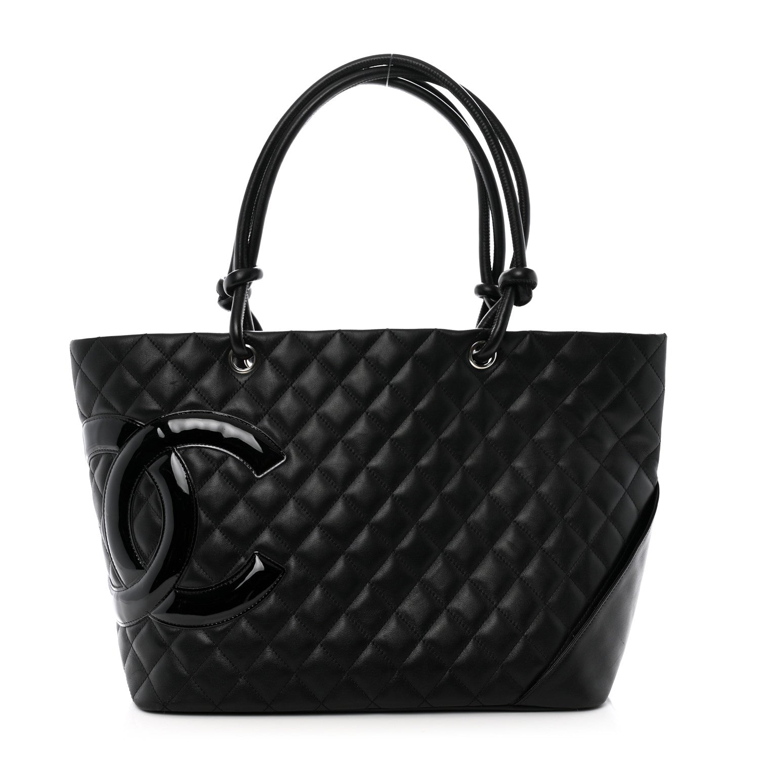 Chanel Calfskin Quilted Large Cambon Tote Black 1 of 19