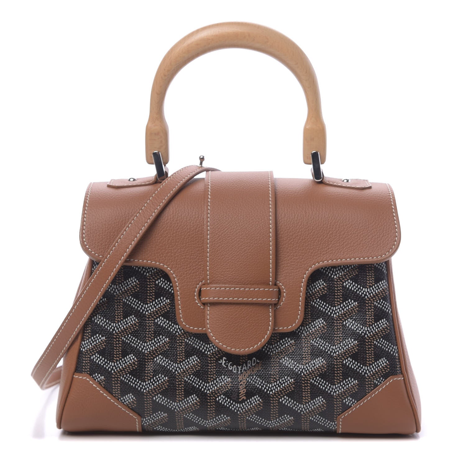 Goyard Goyardine Mini Saigon Black Gold 1 of 11