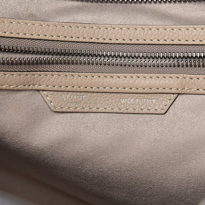 Celine Drummed Calfskin Mini Luggage Dune 6 of 12