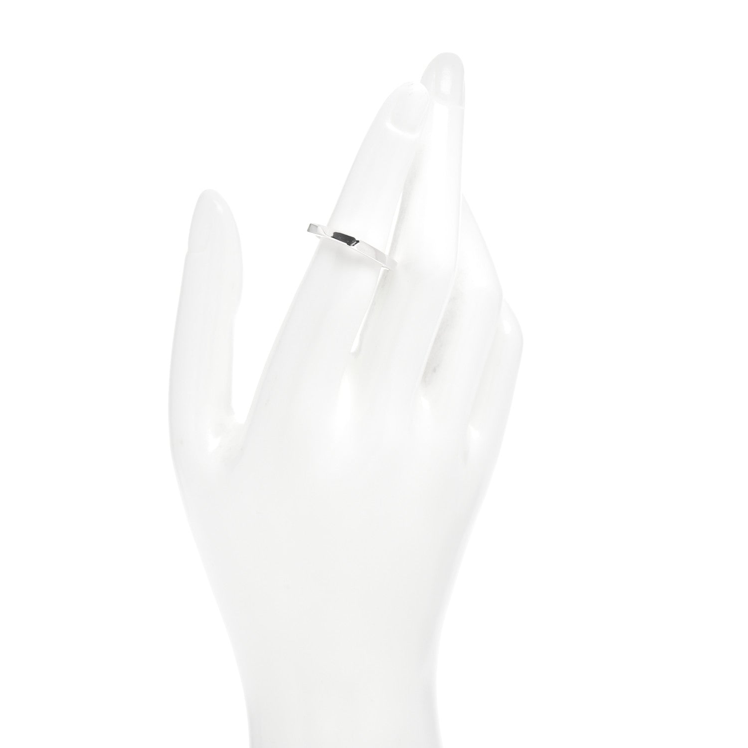 Tiffany Sterling Silver Frank Gehry Narrow Band Ring 50 5.25 2 of 5