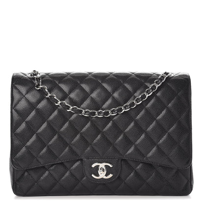 Chanel Caviar Quilted Maxi Double Flap Black 1 of 9