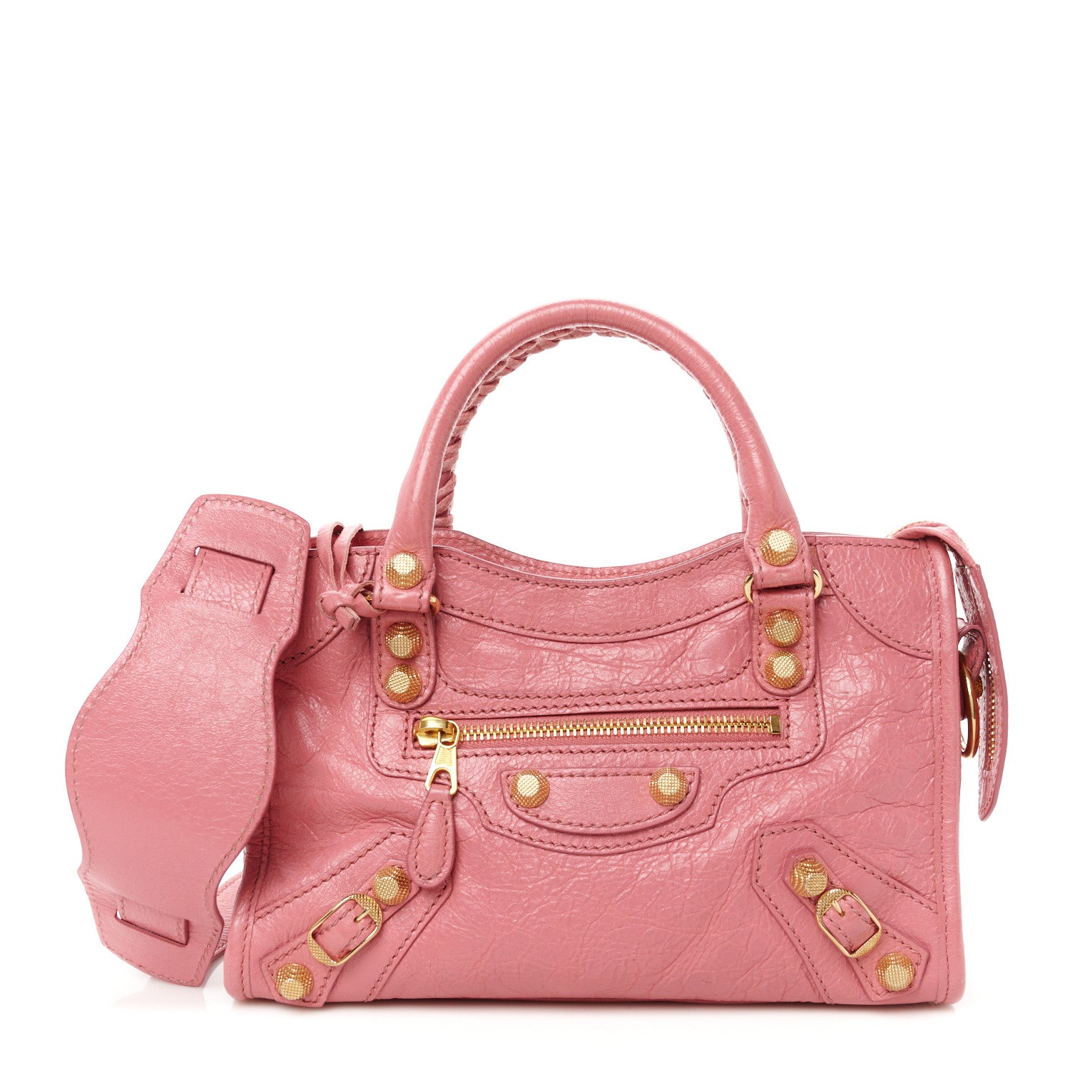 Balenciaga Agneau Giant 12 Gold Hardware Mini City Rose Hortensia 1 of 11