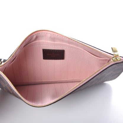 Louis Vuitton Damier Ebene Neverfull MM GM Pochette Rose Ballerine 5 of 6