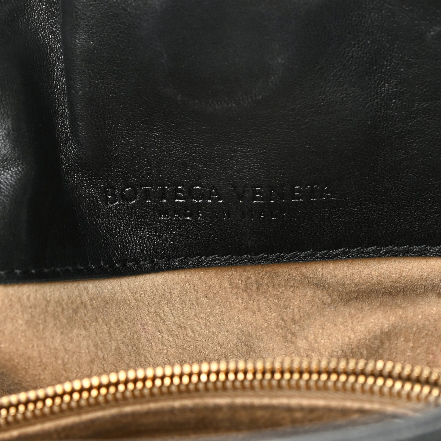 Nappa Intrecciato Shoulder Bag Black