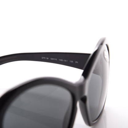 Prada Butterfly Frame Sunglasses SPR 18I Black 6 of 8