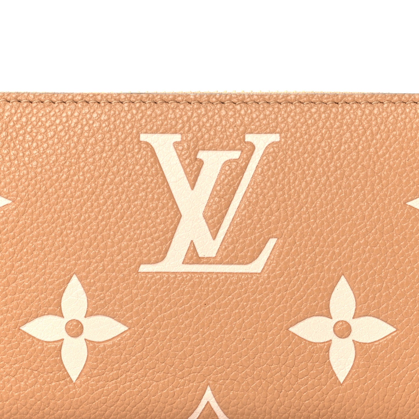 Empreinte Monogram Giant Clemence Wallet Arizona Creme