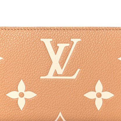 Louis Vuitton Empreinte Monogram Giant Clemence Wallet Arizona Creme 7 of 7