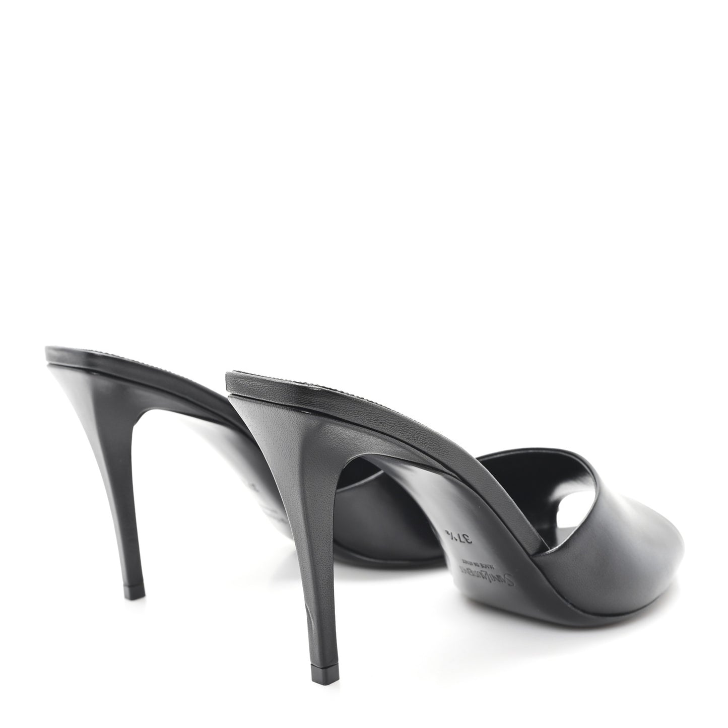 Nappa Goldie Mule Sandal 37.5 Black