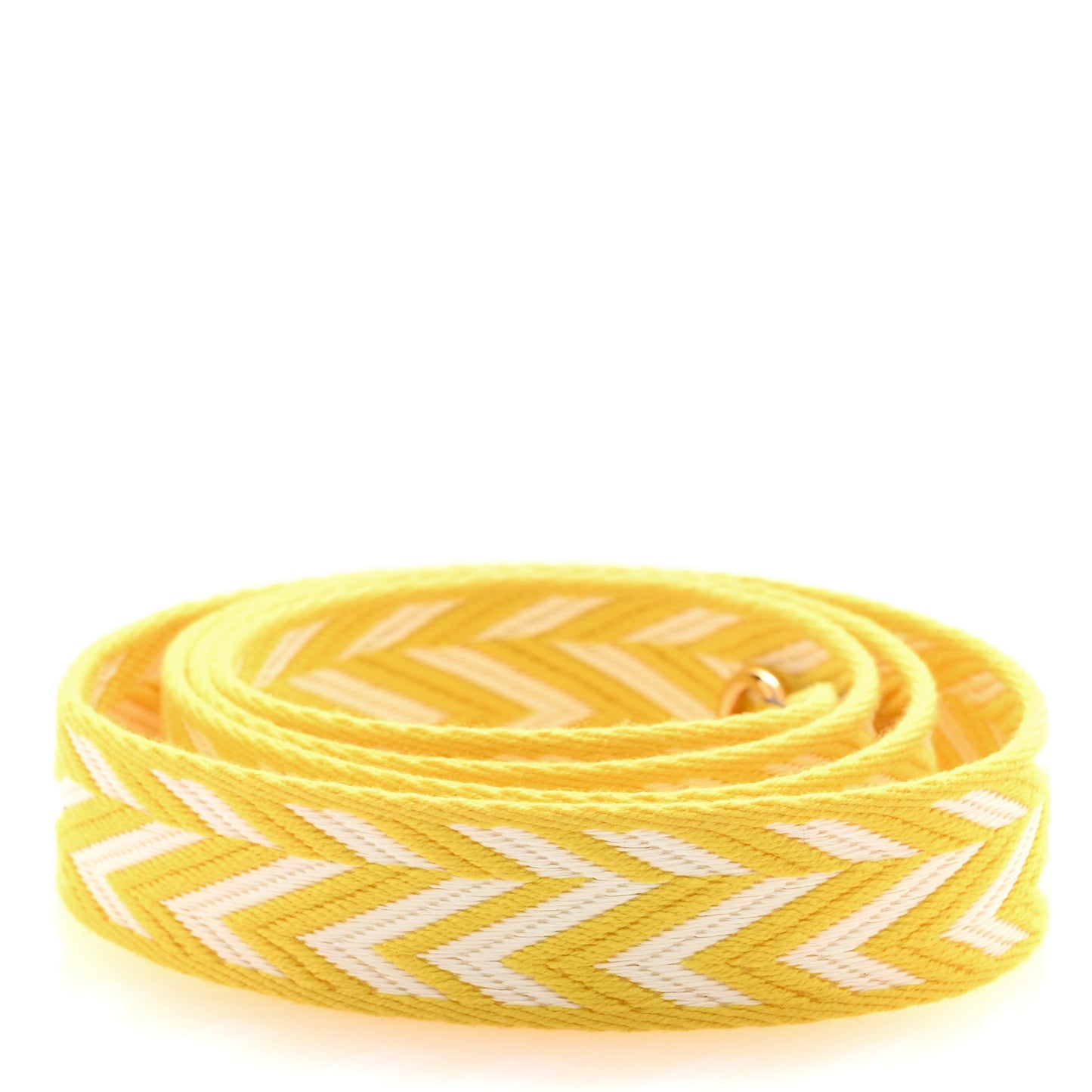 Toile Swift 25mm Sangle ZigZag Shoulder Strap Jaune De Naples White