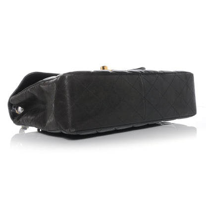 Chanel Lambskin Jumbo Flap Bag Black 4 of 9