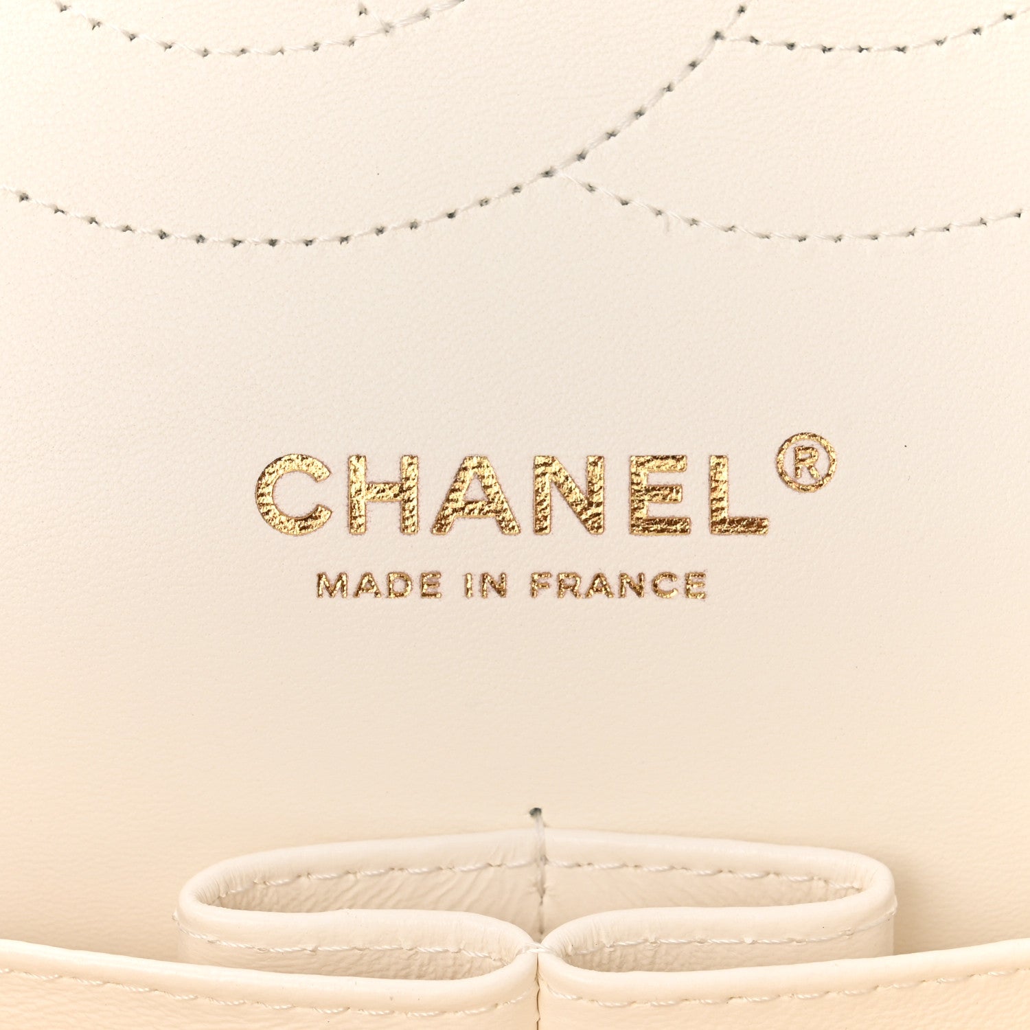 Chanel Caviar Quilted Jumbo Double Flap White 6 of 10