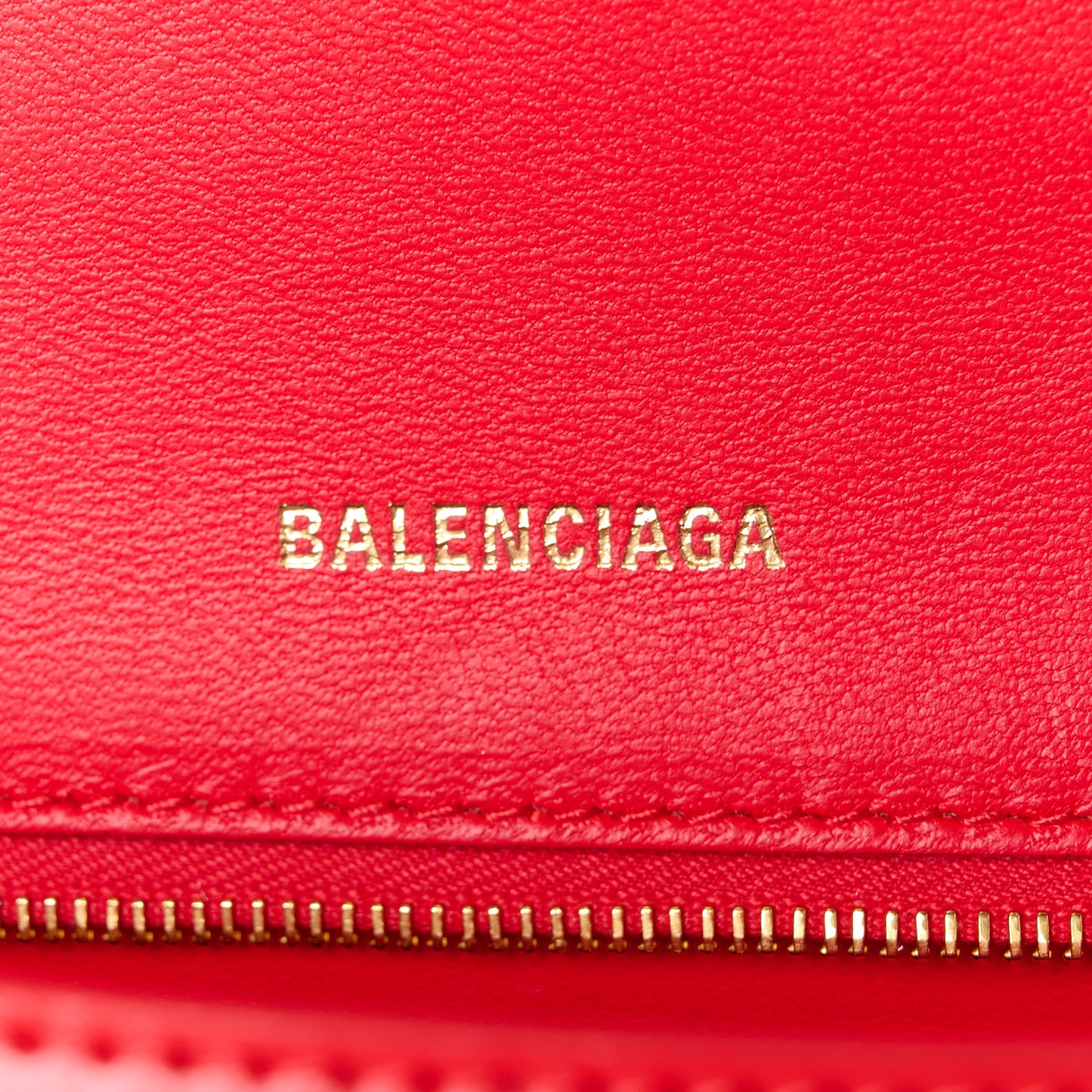Shiny Box Calfskin Small Hourglass Top Handle Bag Bright Red