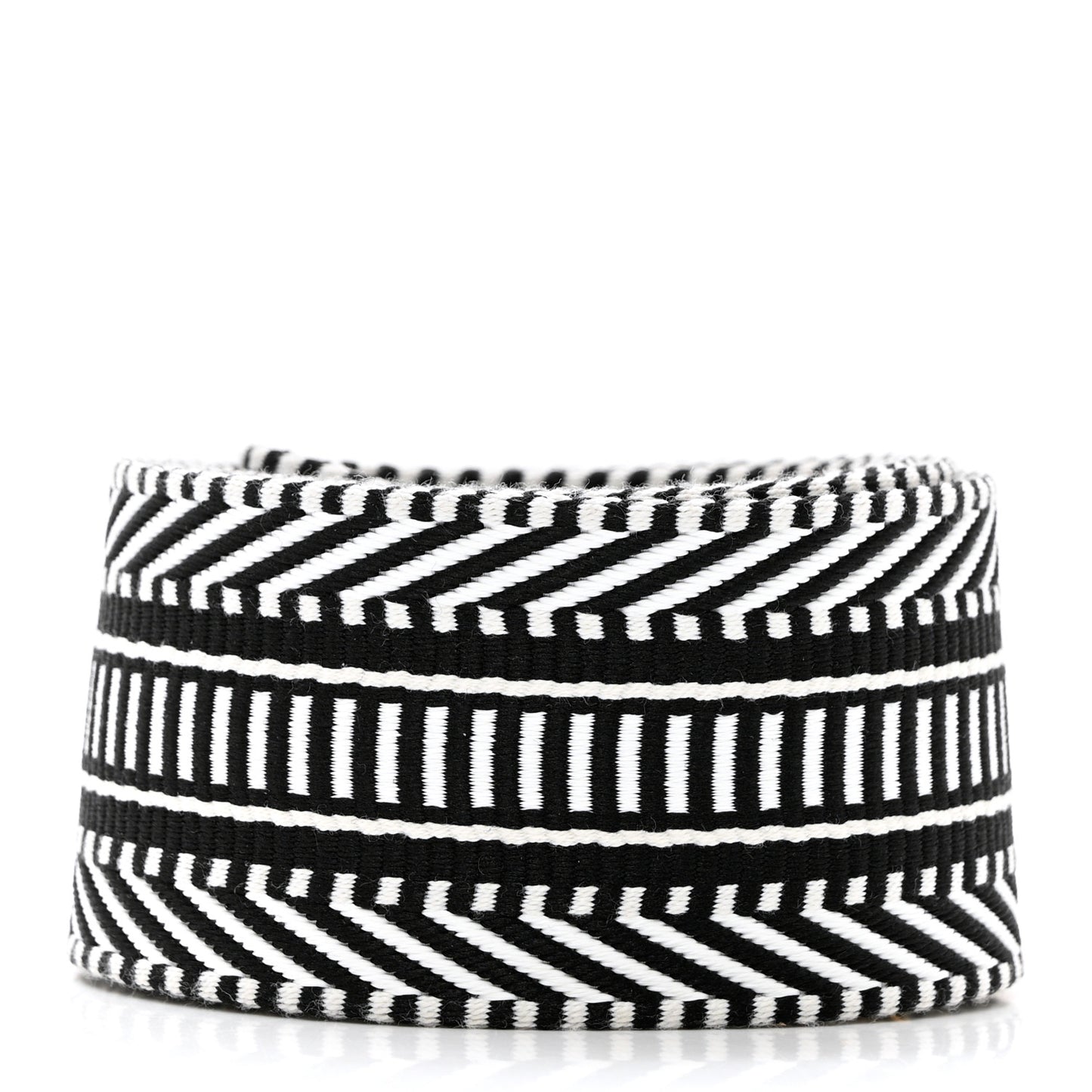 Toile Swift 50mm Sangle Cavale Shoulder Strap Black Ecru