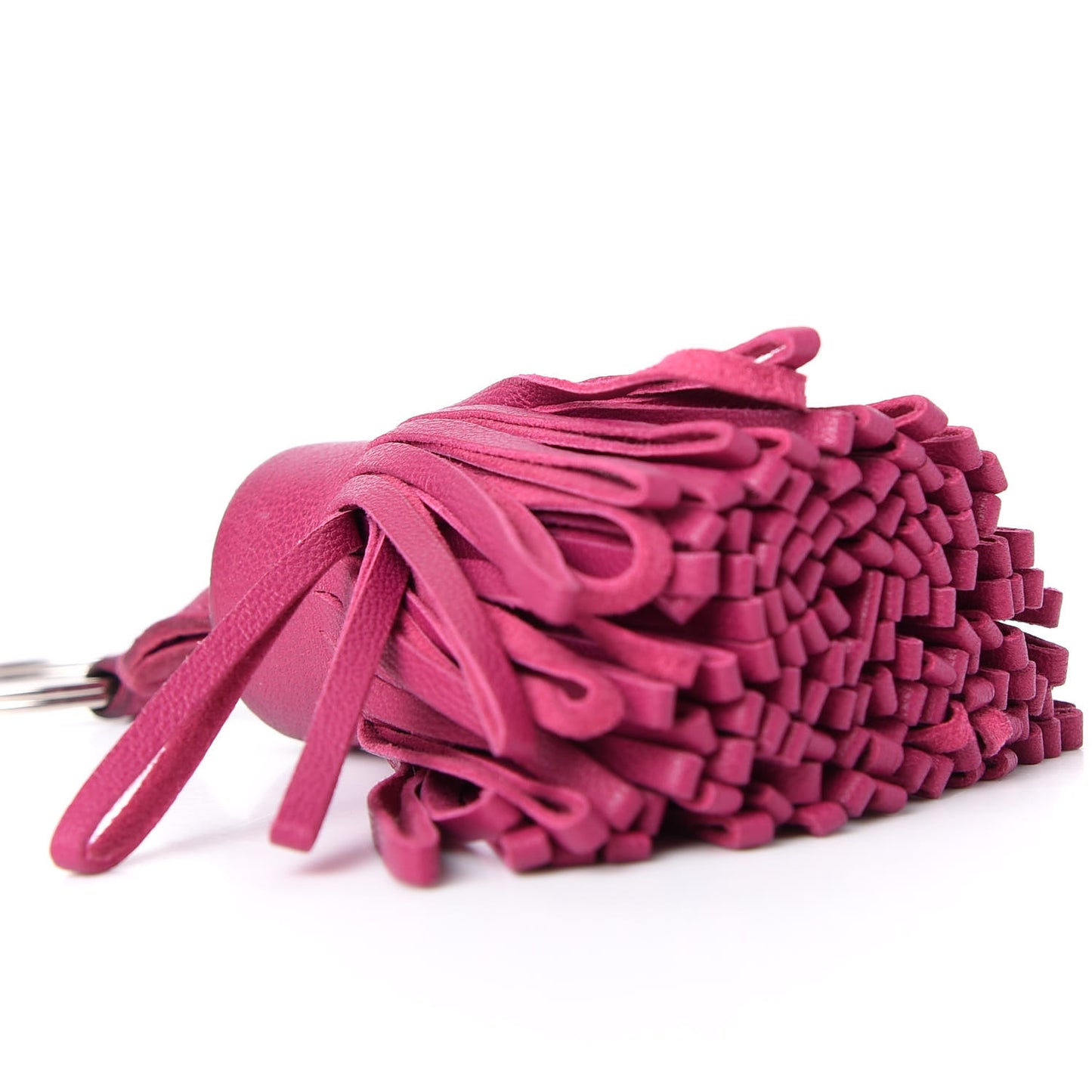 Lambskin Carmen Tassel Key Holder Rose Tyrien