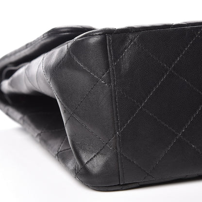 Chanel Lambskin Quilted Maxi Double Flap Black 10 of 18