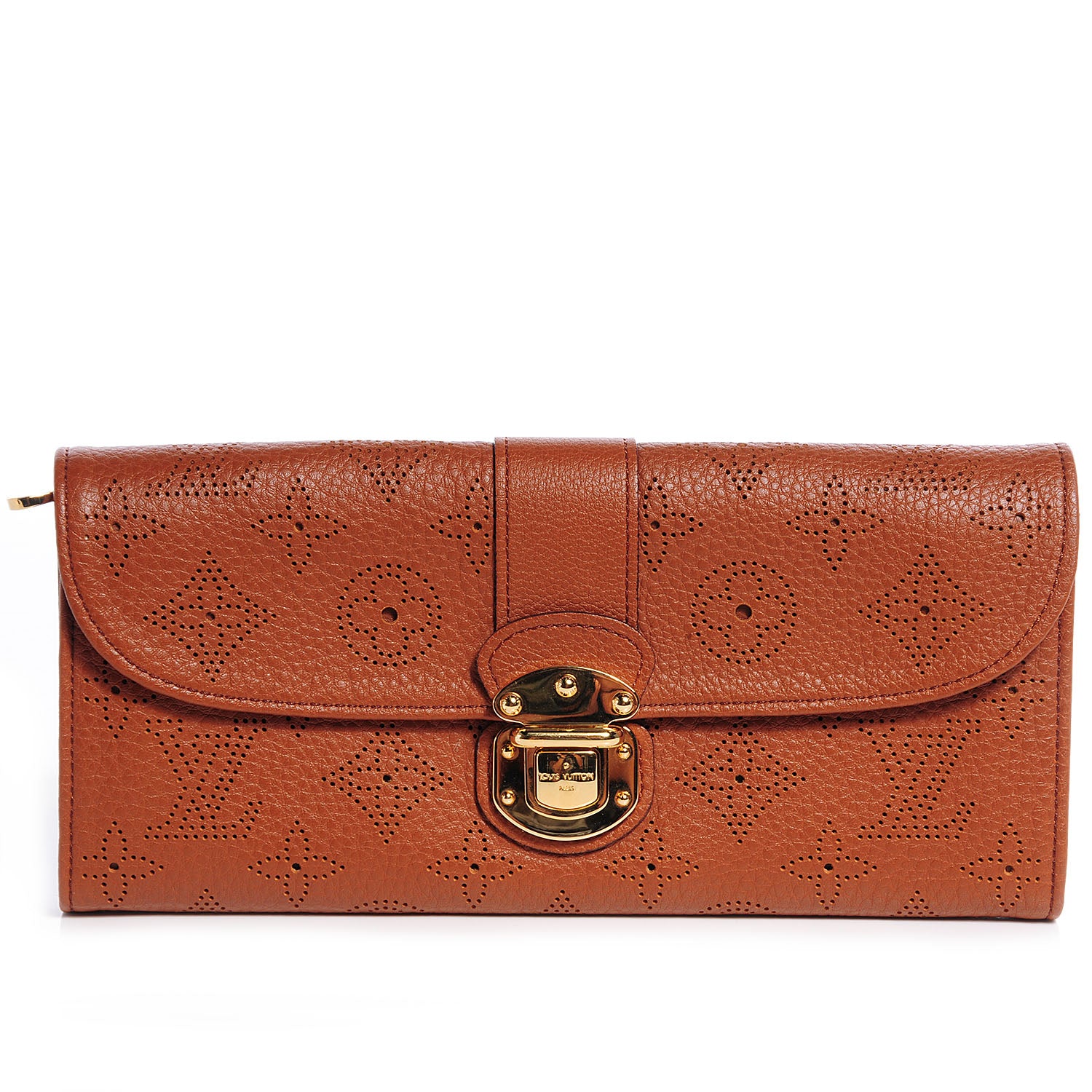 Louis Vuitton Mahina Amelia Clutch Cognac 1 of 7
