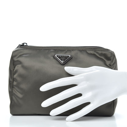 Prada Tessuto Nylon Pouch Fumo 2 of 8