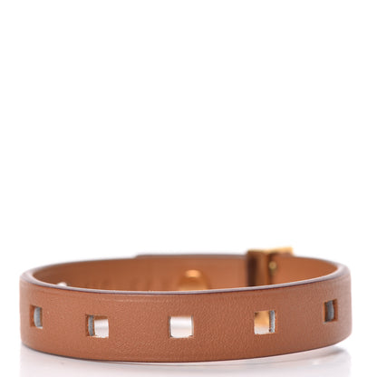 Hermes Swift Mini Dog Perforations Carrees Bracelet T2 Gold 3 of 5