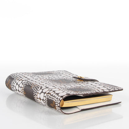 Louis Vuitton Monogram Kusama Town Small Ring Agenda White 4 of 9