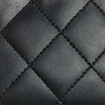 Chanel Lambskin Quilted Wallet On Chain WOC Black 22 of 31