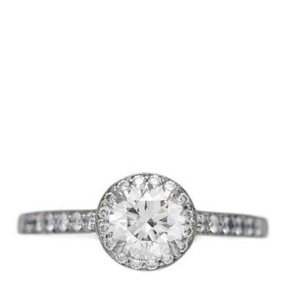 Tiffany Platinum Diamond .71ct Embrace Engagement Ring 52 6 1 of 6