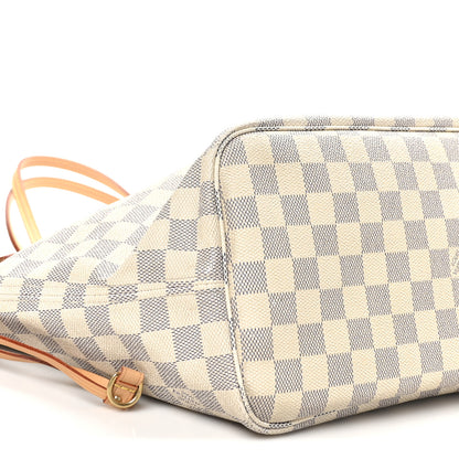 Louis Vuitton Damier Azur Neverfull MM 7 of 9