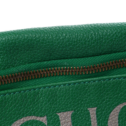 Gucci Grained Calfskin Logo Belt Bag Green 12 of 12