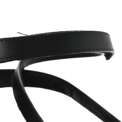 Hermes Nappa Liberte Sandals 38 Black 11 of 13