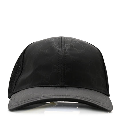 Gucci Nylon Monogram Baseball Hat L Black 3 of 12