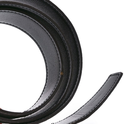 Hermes Box Togo 32mm Guilloche H Belt 90 36 Black Etain 6 of 7