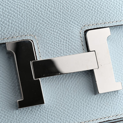 Hermes Epsom Constance 18 Bleu Brume 8 of 14