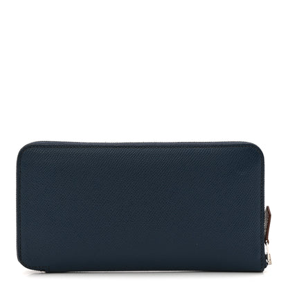 Hermes Epsom Silk'In Wallet Deep Bleu 1 of 7