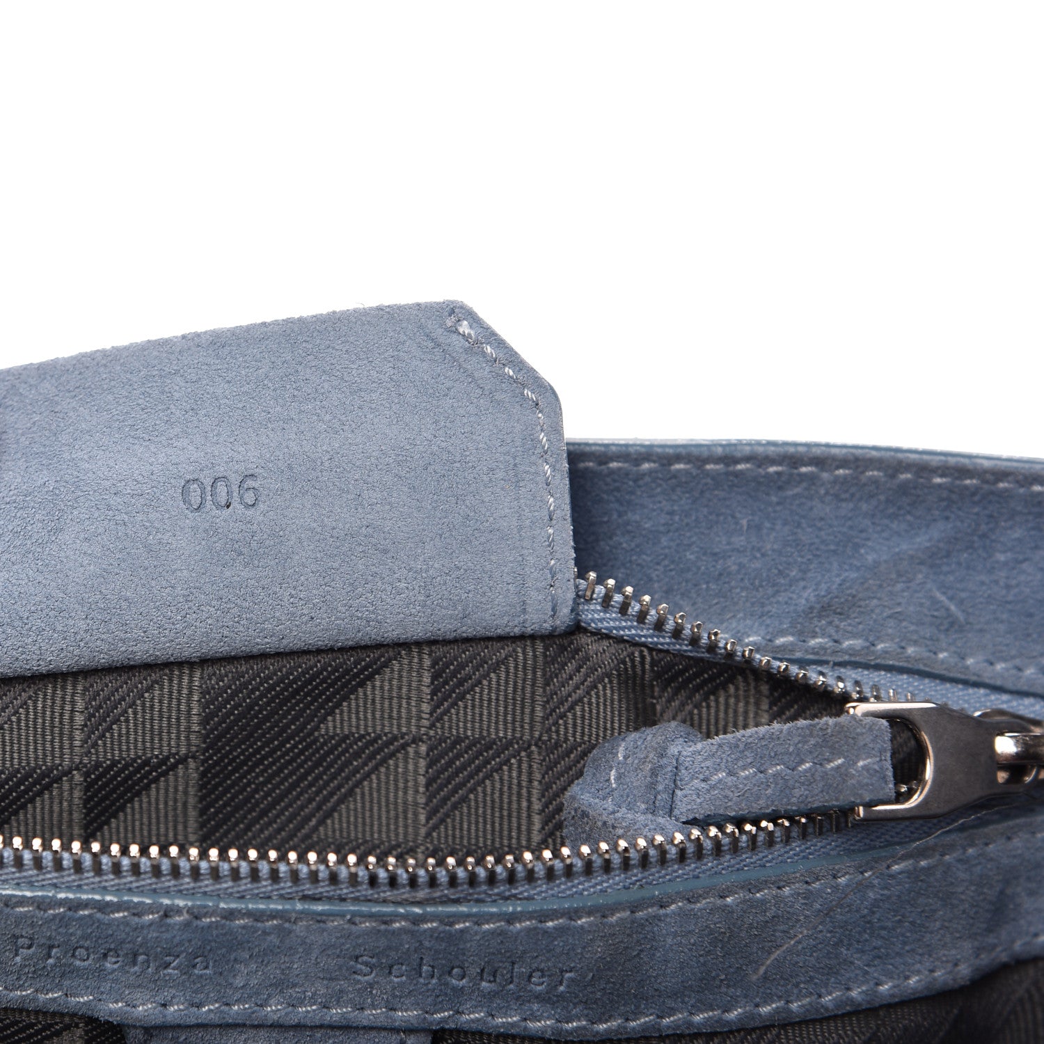 Proenza Schouler Suede Medium PS1 Satchel Polar Blue 10 of 10