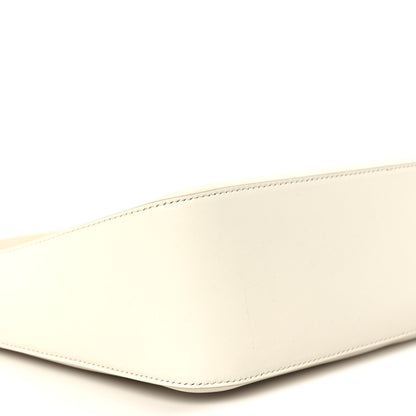 Givenchy Smooth Calfskin Small Moon Cut Out Shoulder Bag Ivory 8 of 9