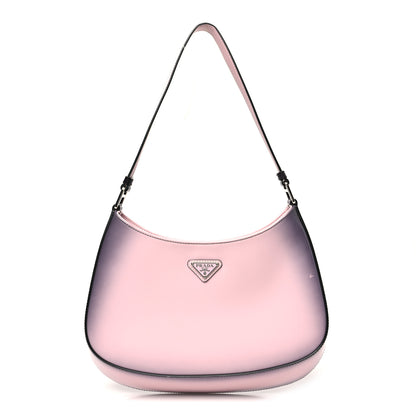 Prada Spazzolato Cleo Shoulder Bag Gradient Alabastro 1 of 12