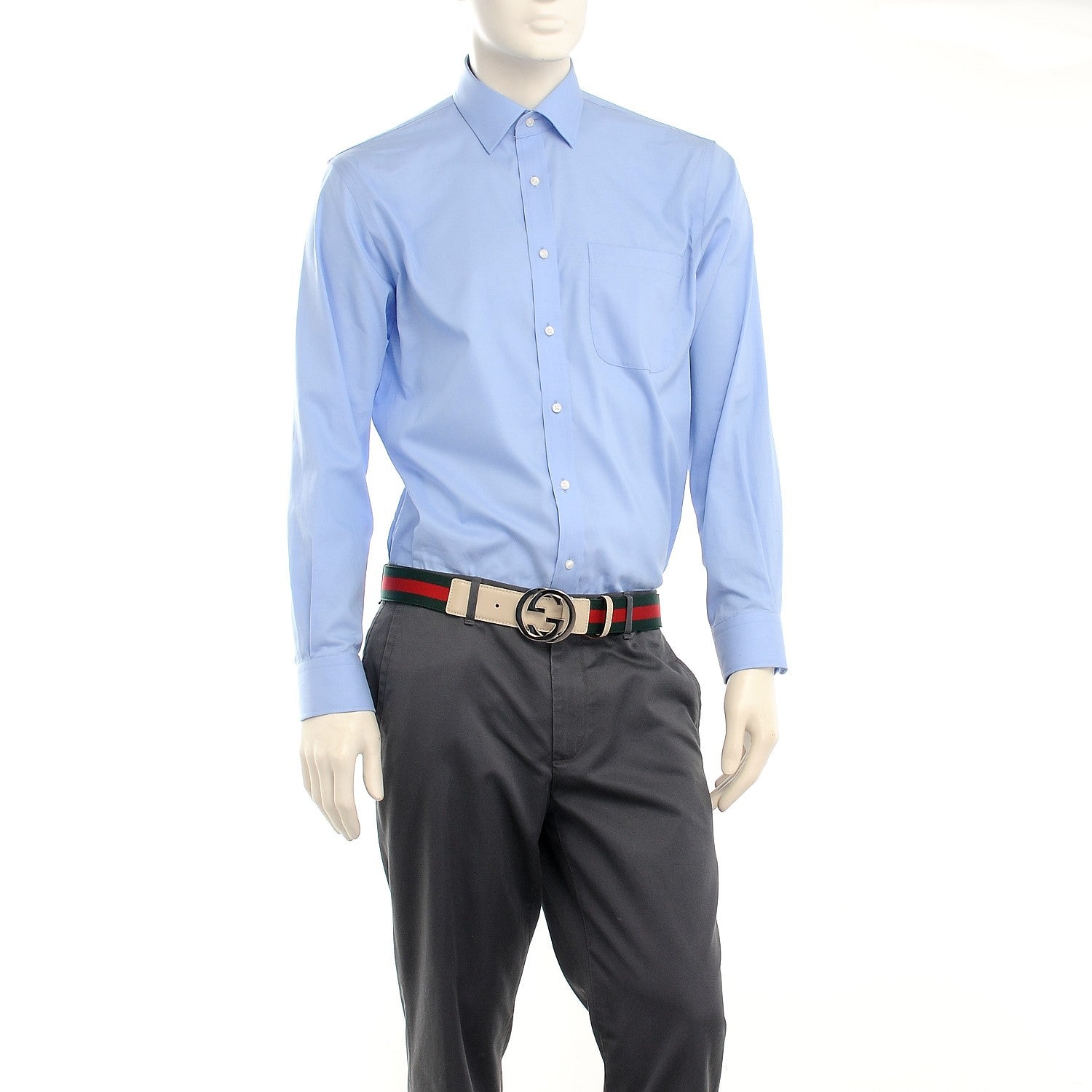 Gucci Canvas Web Interlocking G Belt 90 36 Off White 2 of 5