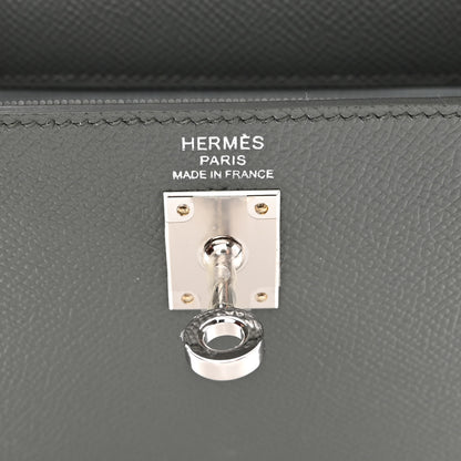 Hermes Epsom Kelly Sellier 25 Vert Amande 6 of 10