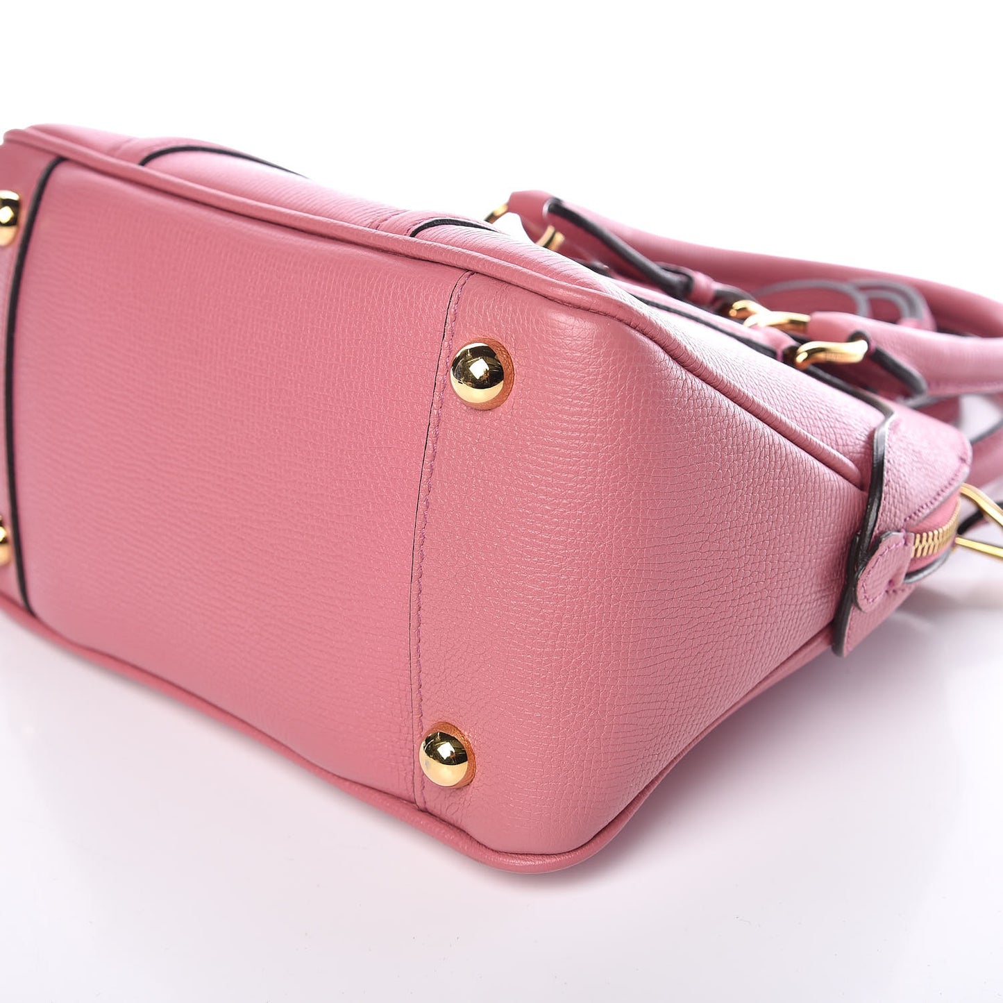 Derby Calfskin Small Milverton Satchel Mauve Pink