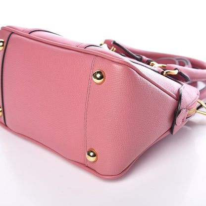 Burberry Derby Calfskin Small Milverton Satchel Mauve Pink 6 of 8
